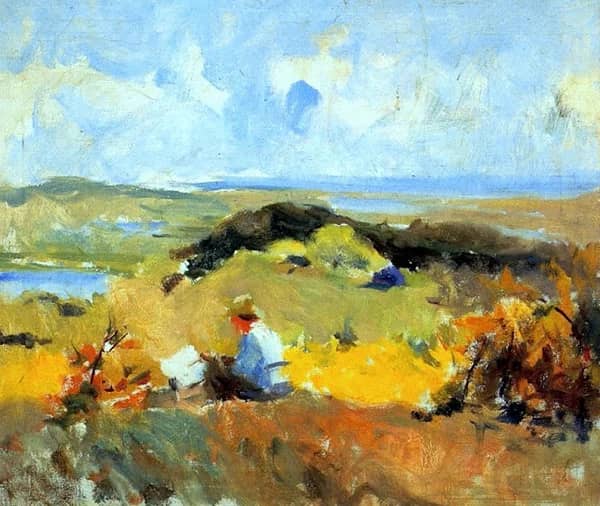 Artist in Plein Air | Oil Painting Reproduction