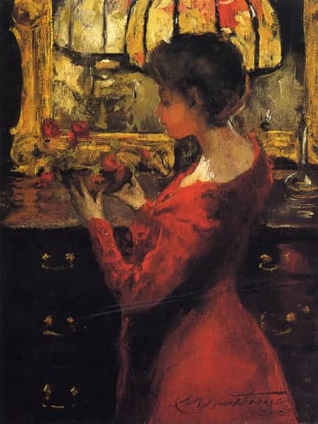 Crimson Roses 1905 | Oil Painting Reproduction