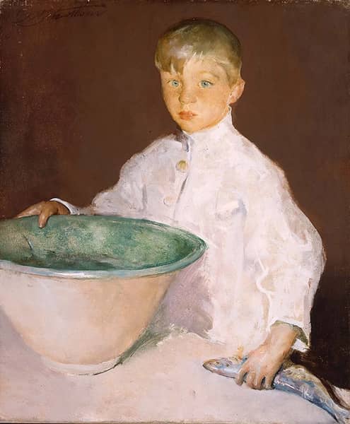 The Bowl c1899 by Charles Webster Hawthorne | Oil Painting Reproduction