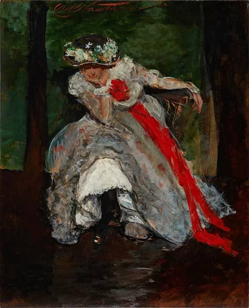 The Red Sash by Charles Webster Hawthorne | Oil Painting Reproduction