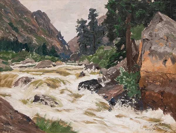 A Sketch 1907 by Charles Partridge Adams | Oil Painting Reproduction