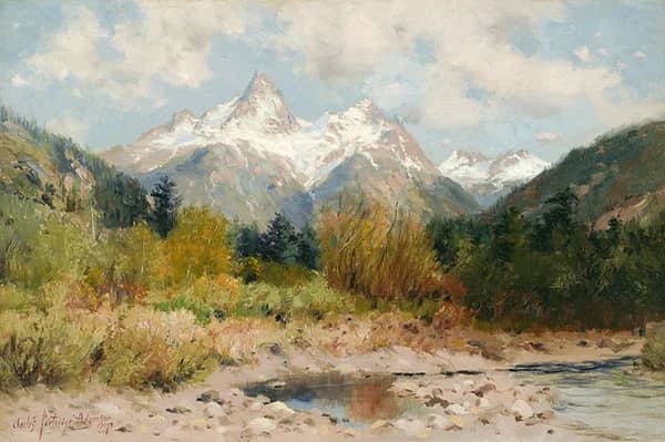 Autumn Afternoon Eolus Needle Mountains Colorado | Oil Painting Reproduction