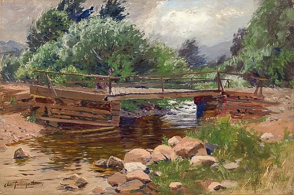 In the Colorado Mountains | Oil Painting Reproduction