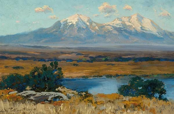 Spanish Peaks Colorado 1911 | Oil Painting Reproduction