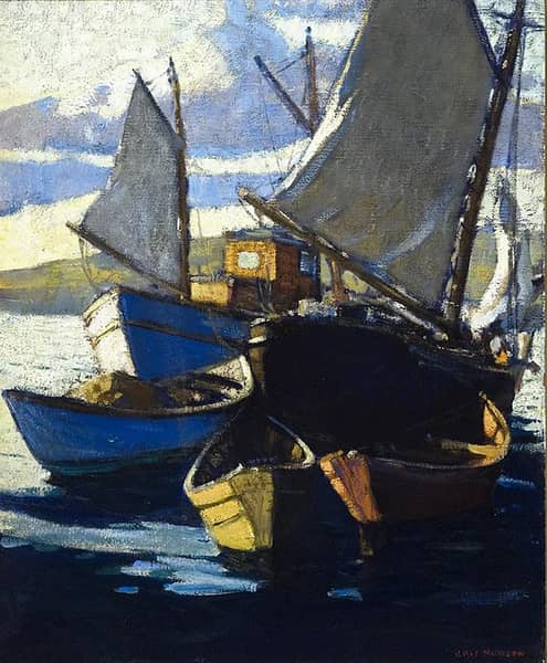 Monhegan Sunset by Eric Hudson | Oil Painting Reproduction