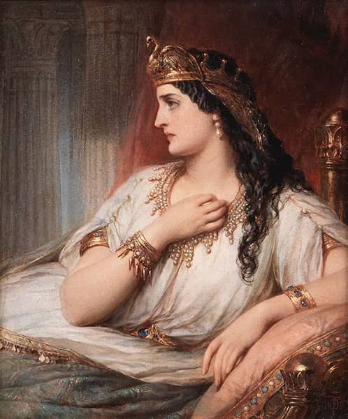 Cleopatra by Frank Dicksee | Oil Painting Reproduction