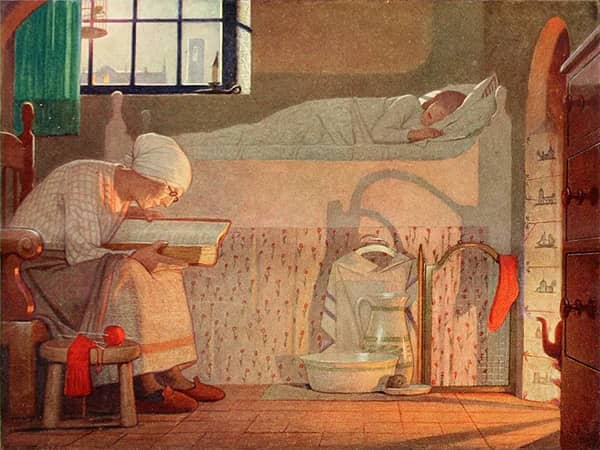 The Word 1922 by Frederick Cayley Robinson | Oil Painting Reproduction