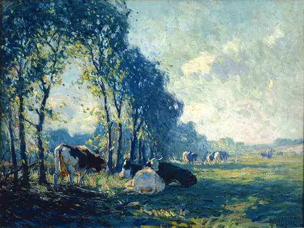 August Morning c1919 by Matilda Browne | Oil Painting Reproduction