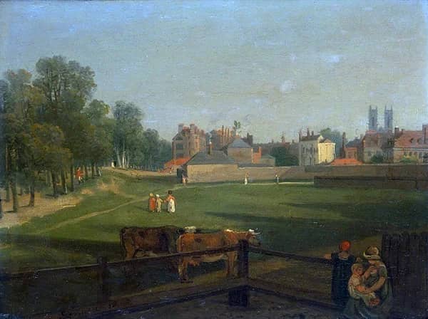 A Western View of Part of Westminster and Bird Cage Walk Taken from the Mill House | Oil Painting Reproduction