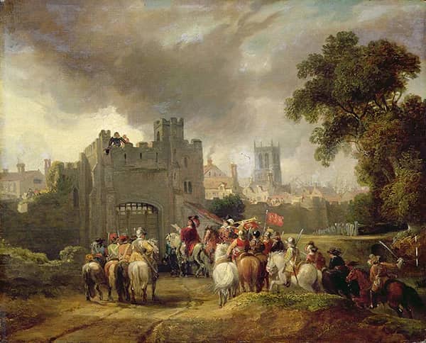 Charles I Demanding Entrance at the Beverley Gate | Oil Painting Reproduction