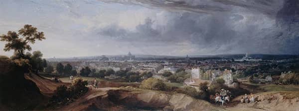 Paris Seen from the Heights of Montmartre | Oil Painting Reproduction