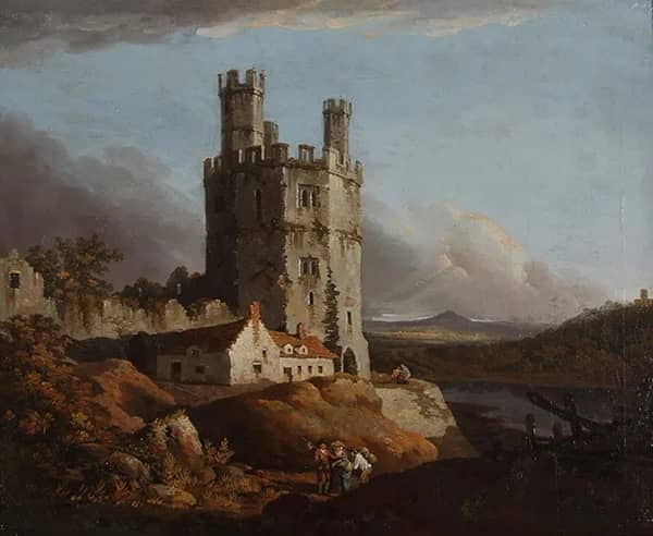 The Eagle Tower 1802 by George Arnald | Oil Painting Reproduction