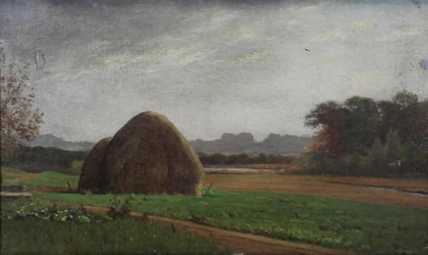 Haystacks by Ernest Wadsworth Longfellow | Oil Painting Reproduction