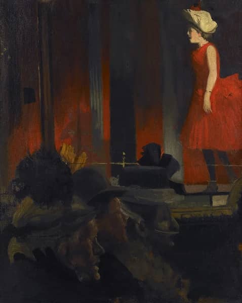 The Music Hall 1889 by Walter Richard Sickert | Oil Painting Reproduction