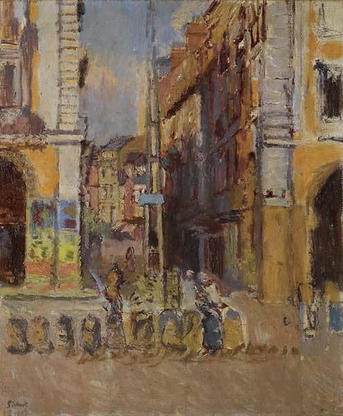 The Arcades Dieppe by Walter Richard Sickert | Oil Painting Reproduction