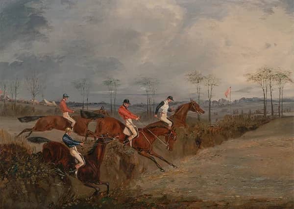 Scenes From a Steeplechase Another Hedge 1845 | Oil Painting Reproduction