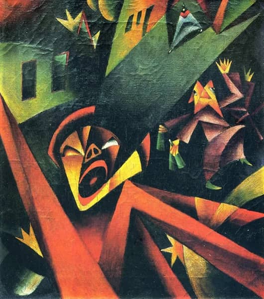 Nightly Noise by Georg Scholz | Oil Painting Reproduction