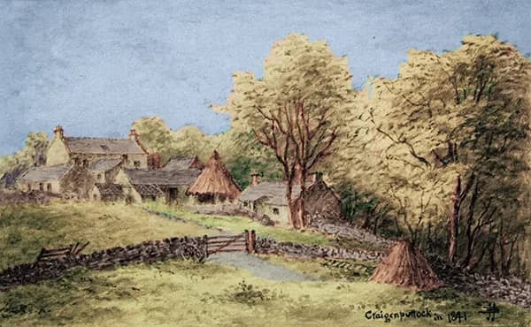 Rear View of Craigenputtock 1891 | Oil Painting Reproduction