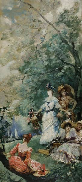 Countryside Festival near Paris 1891 | Oil Painting Reproduction