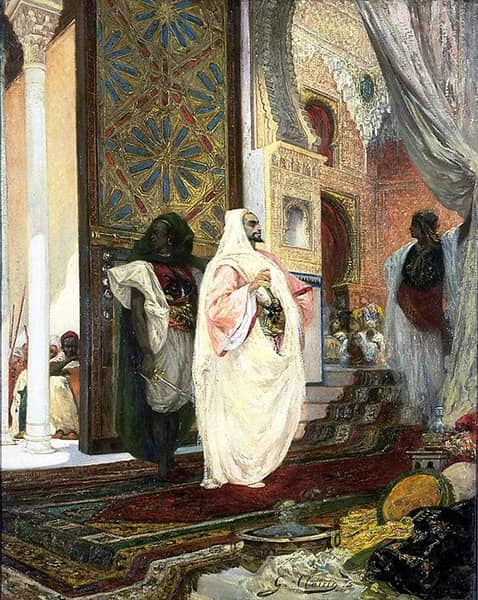 Entering the Harem by Georges Clairin | Oil Painting Reproduction