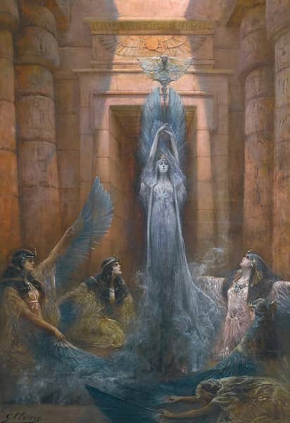 The Godess Neith by Georges Clairin | Oil Painting Reproduction