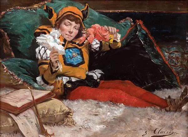The King's Fool 1880 by Georges Clairin | Oil Painting Reproduction