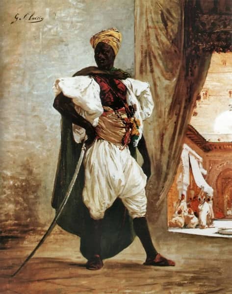 The Palace Guard by Georges Clairin | Oil Painting Reproduction