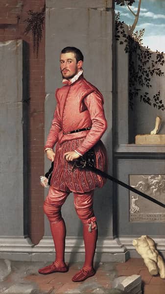 The Knight in Pink by Giovanni Battista Moroni | Oil Painting Reproduction