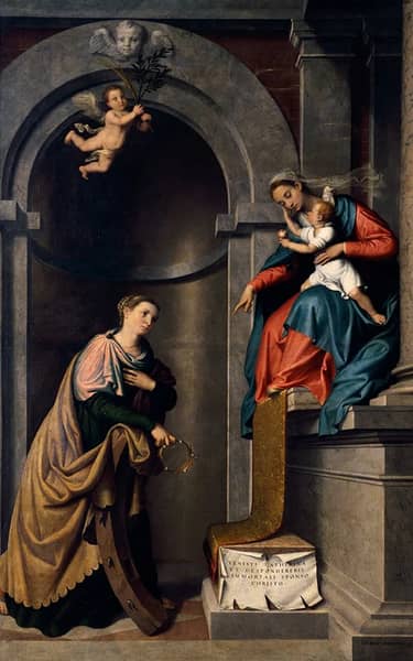 The Mystic Marriage of Saint Catherine | Oil Painting Reproduction