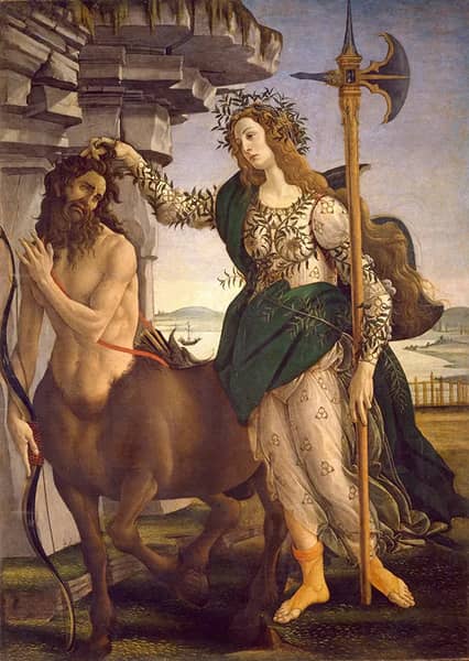 Pallas and the Centaur by Sandro Botticelli | Oil Painting Reproduction