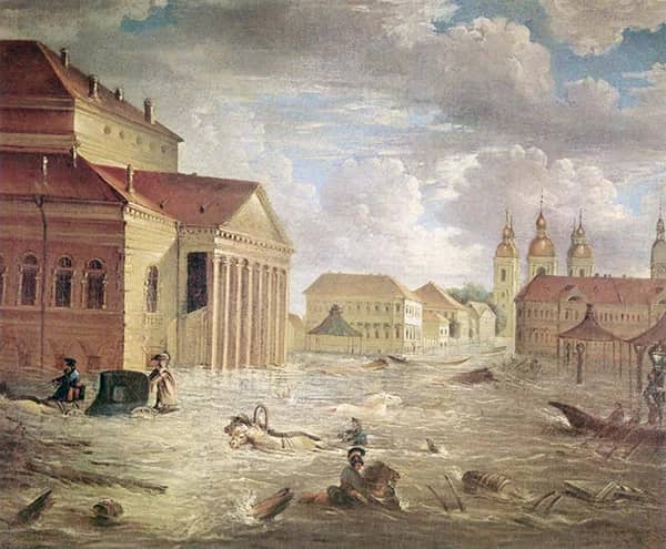 The St Petersburg Flood 1824 | Oil Painting Reproduction