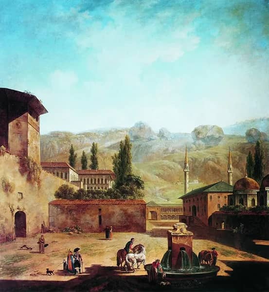 View of the City of Bakhchisarai 1790 | Oil Painting Reproduction