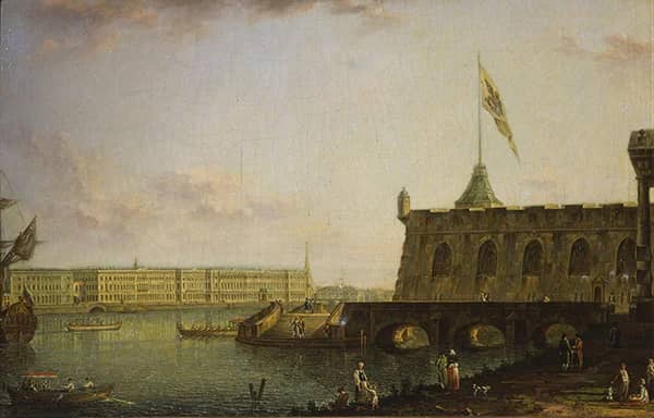 View of the Peter and Paul Fortress and Palace Embankment | Oil Painting Reproduction