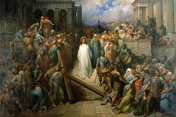 Christ Leaves his Trial by Gustave Dore | Oil Painting Reproduction