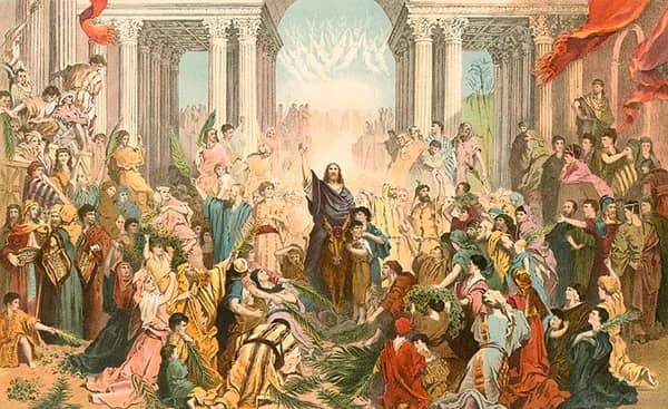 Jesus Entering Jerusalem by Gustave Dore | Oil Painting Reproduction