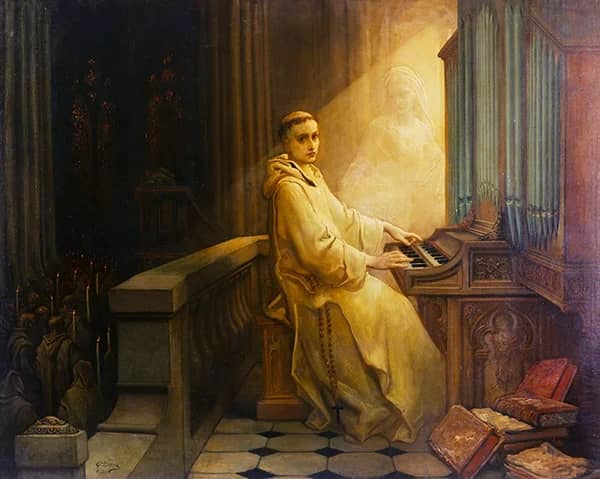 The Monk's Dream by Gustave Dore | Oil Painting Reproduction