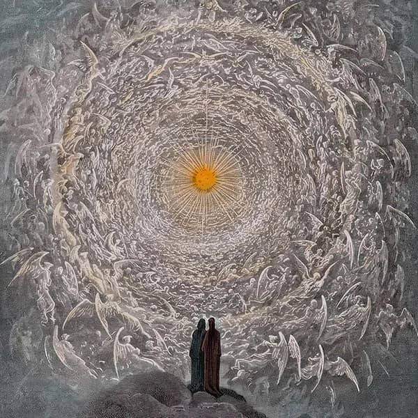 The Saintly Throng form a Rose in the Empyrean | Oil Painting Reproduction