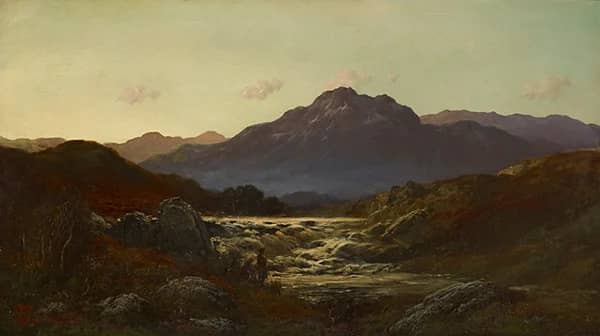 Torrent in the Highlands by Gustave Dore | Oil Painting Reproduction