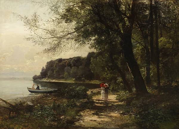 A Summer Day at Starnberger See 1884 | Oil Painting Reproduction