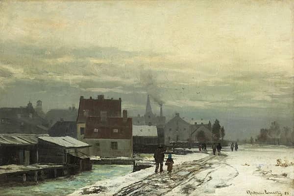 Winter Landscape 1885 | Oil Painting Reproduction