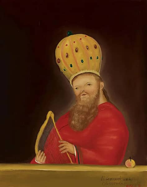 King David by Fernando Botero | Oil Painting Reproduction