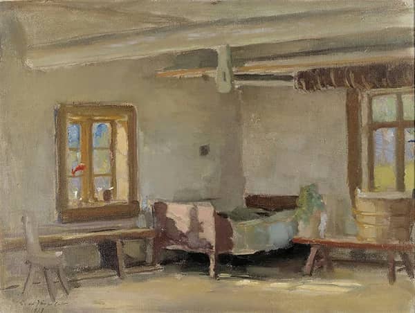 Interior 1919 by Eero Jarnefelt | Oil Painting Reproduction
