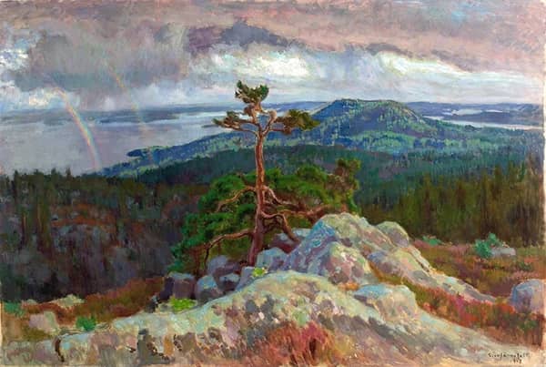 Rainbows 1917 by Eero Jarnefelt | Oil Painting Reproduction