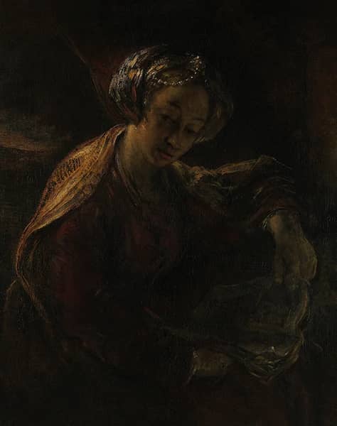 The Sibyl c1654 by Willem Drost | Oil Painting Reproduction