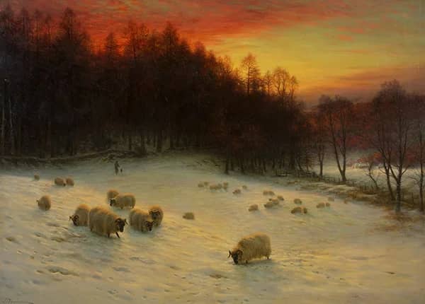 When the West with Evening Glows | Oil Painting Reproduction