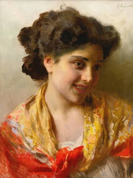 Gypsy Beauty by Federico Andreotti | Oil Painting Reproduction