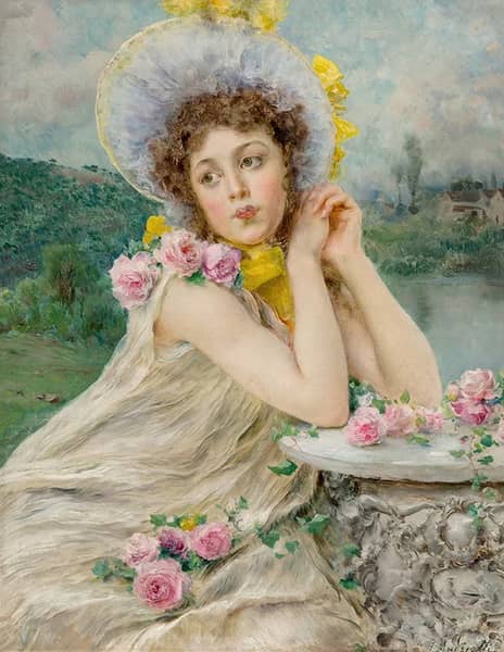 Lost in Thought by Federico Andreotti | Oil Painting Reproduction