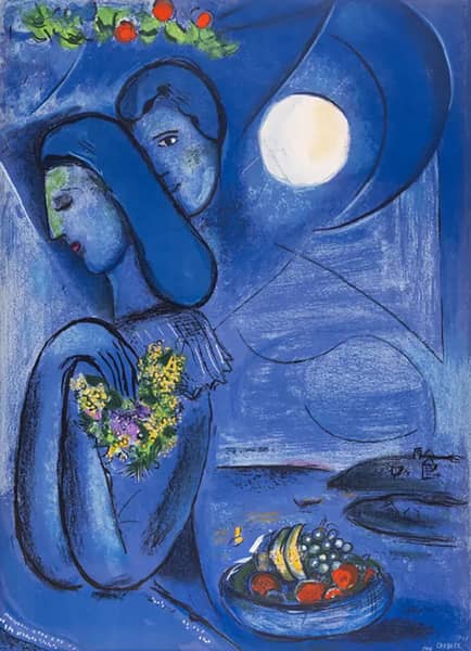 Saint Jean Cap Ferrat 1952 by Marc Chagall | Oil Painting Reproduction