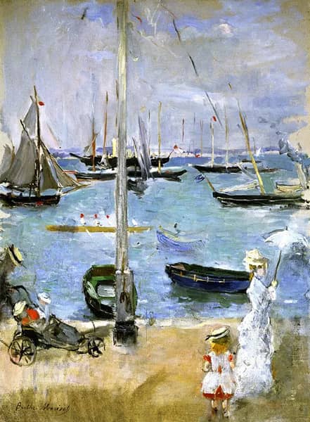 Marine in England 1875 by Berthe Morisot | Oil Painting Reproduction