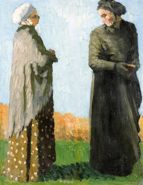 Peasants in Sunday Dress 1890 | Oil Painting Reproduction